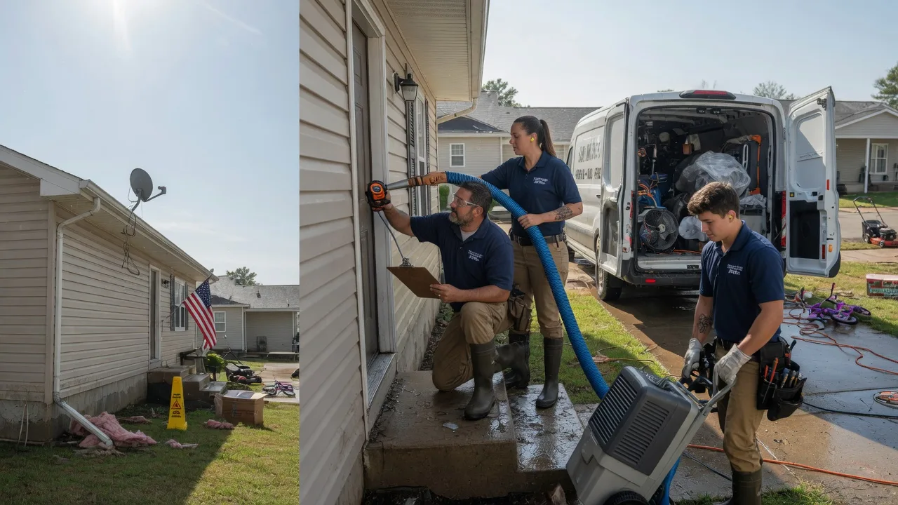 Ceiling Water Damage Restoration in Groesbeck, TX near me